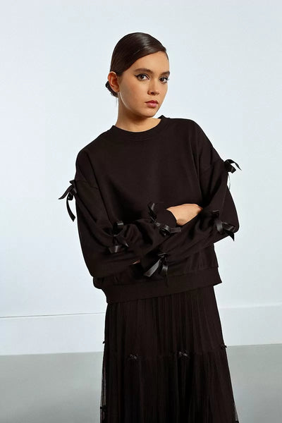 Bow Sleeve Sweater