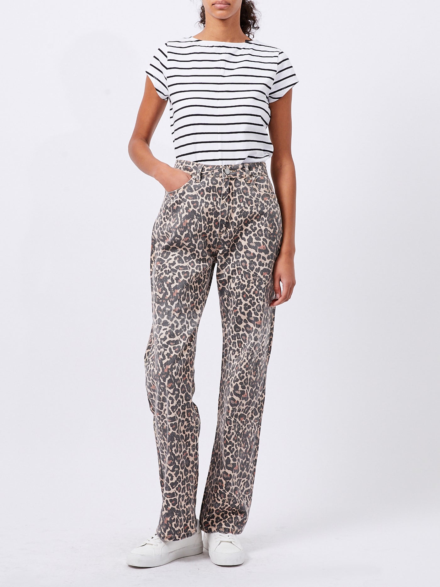 Charlie Printed Straight Jean