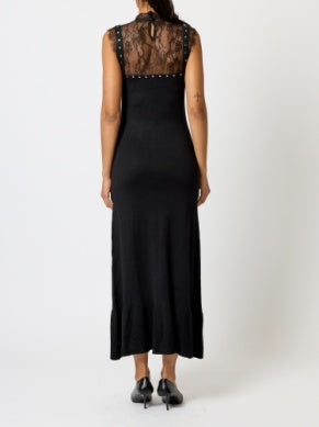 Mari Studded Lace Dress