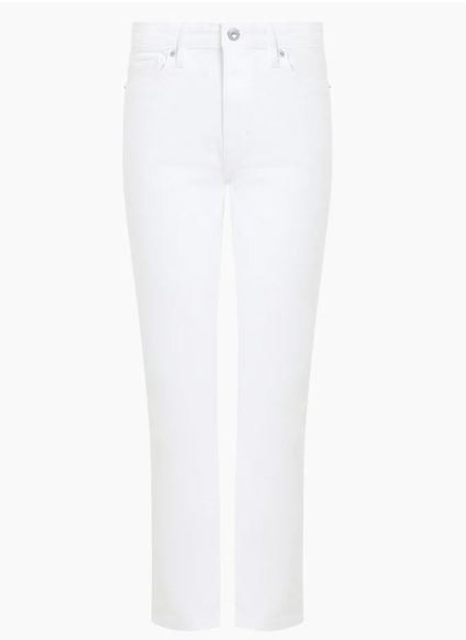 Stretch Ankle Jean White