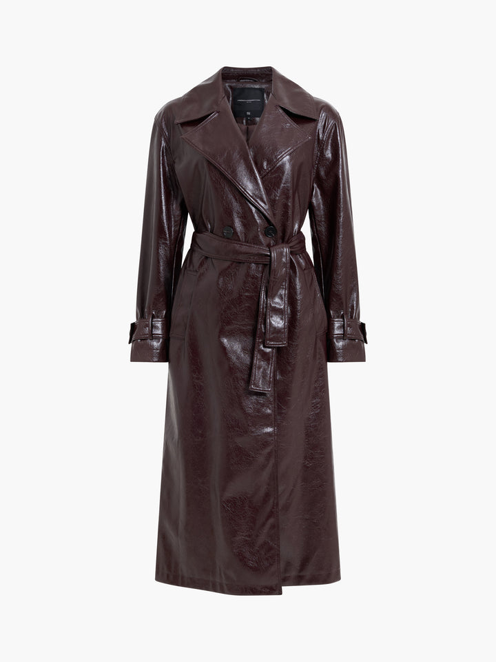 Athene Crinkle PU Trench