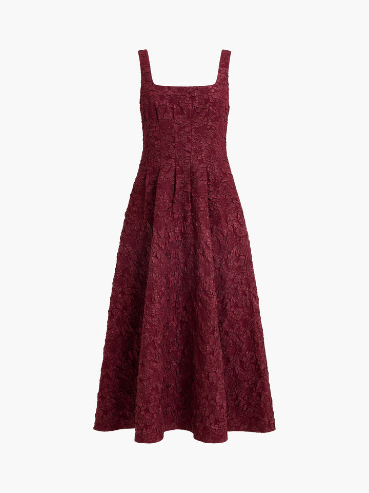 Milenda Jacquard Midi Dress