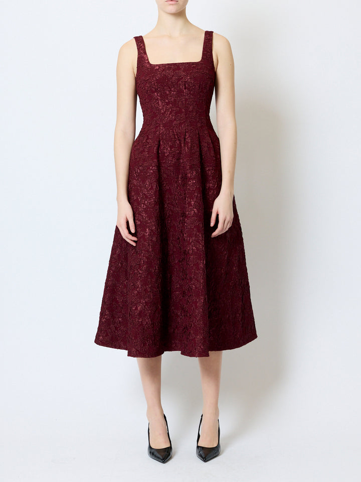 Milenda Jacquard Midi Dress