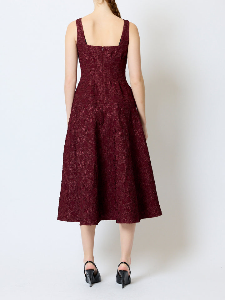 Milenda Jacquard Midi Dress