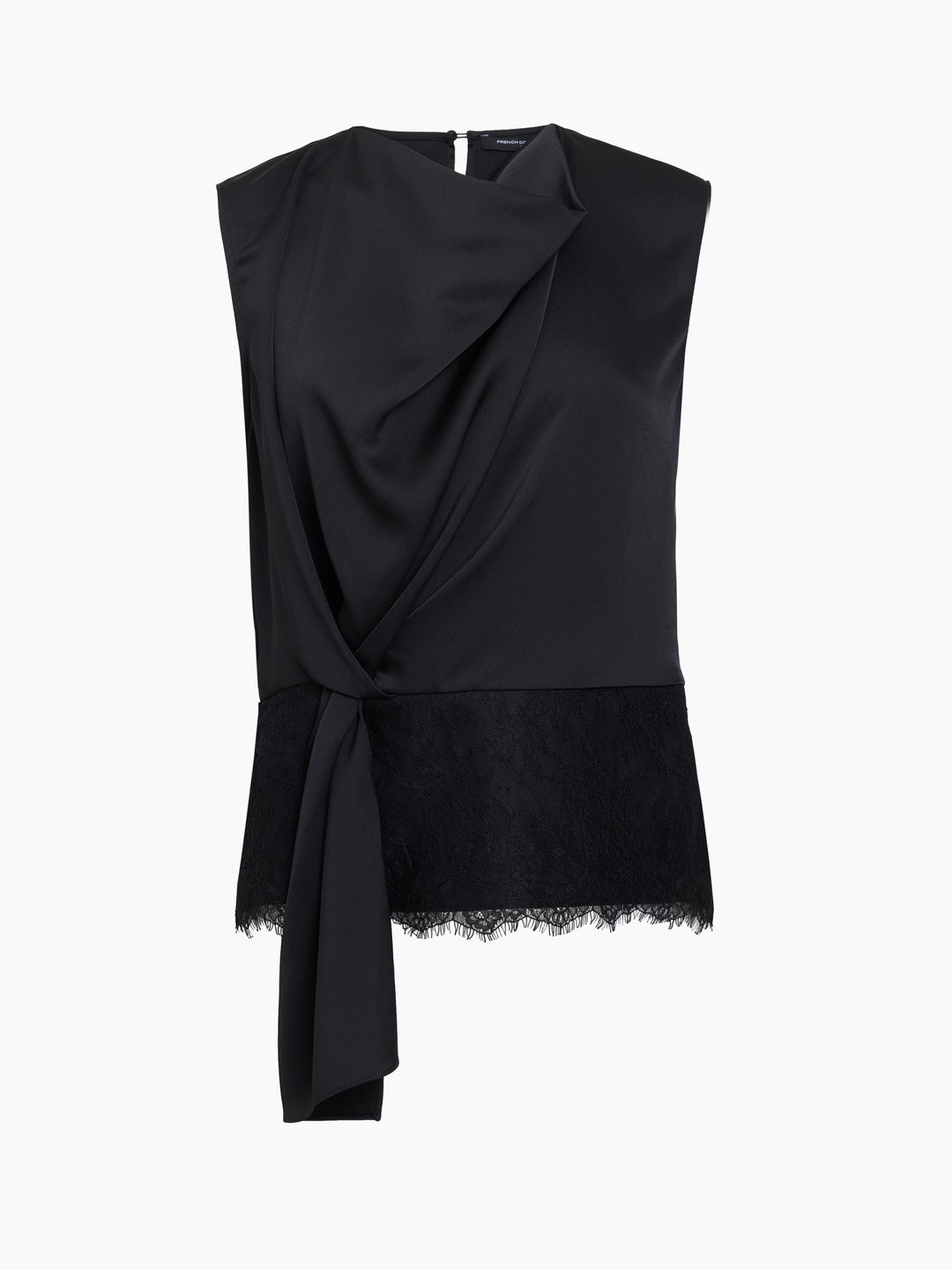 Dahlia Draped Lace Hem Top