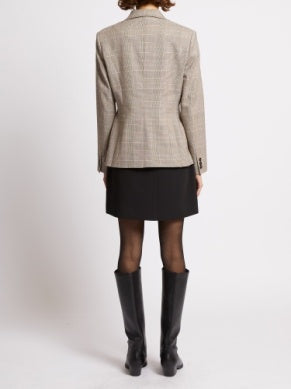 Chester Check Cinched Blazer