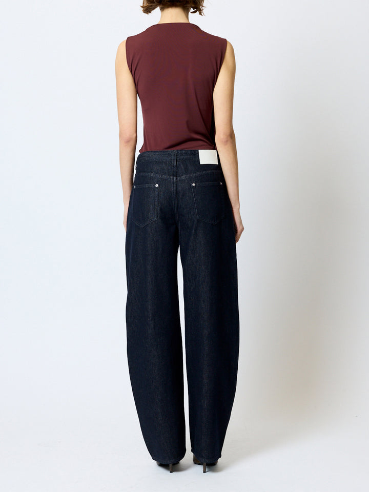 Maxine Draped Ring Jersey Top