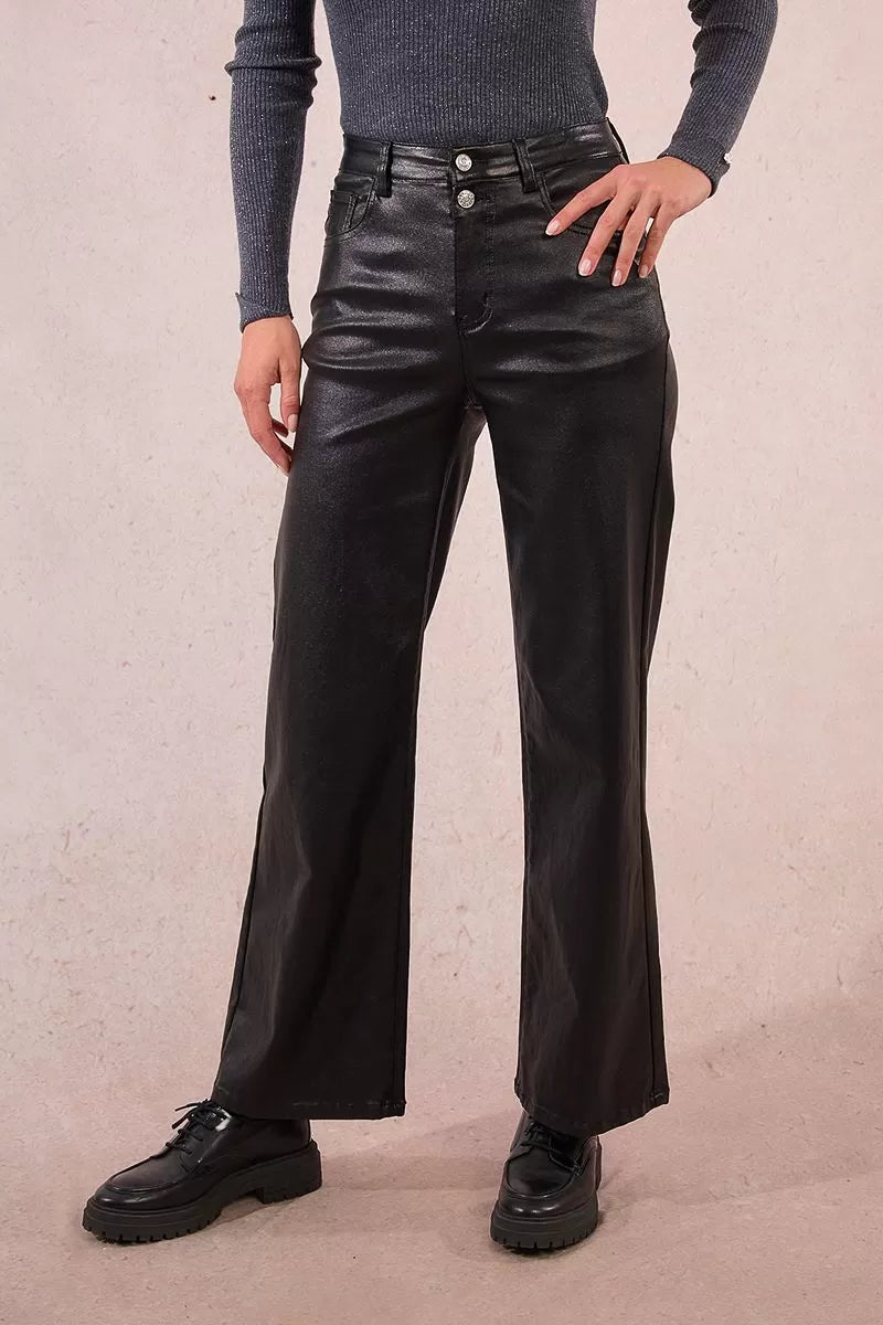 Wendy Faux Leather Trouser